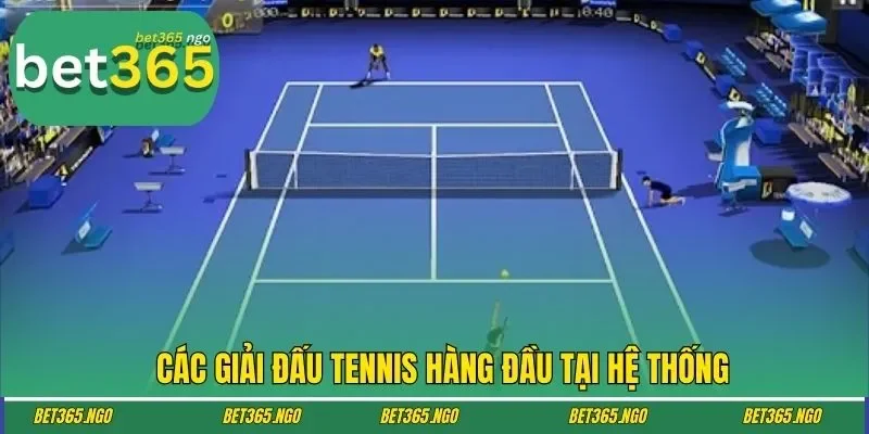 Các giải đấu tennis hàng đầu tại hệ thống